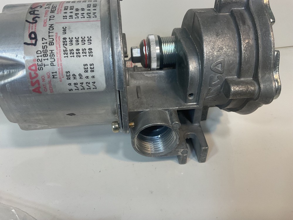 ASCO Tri Point SE21D Pressure Switch