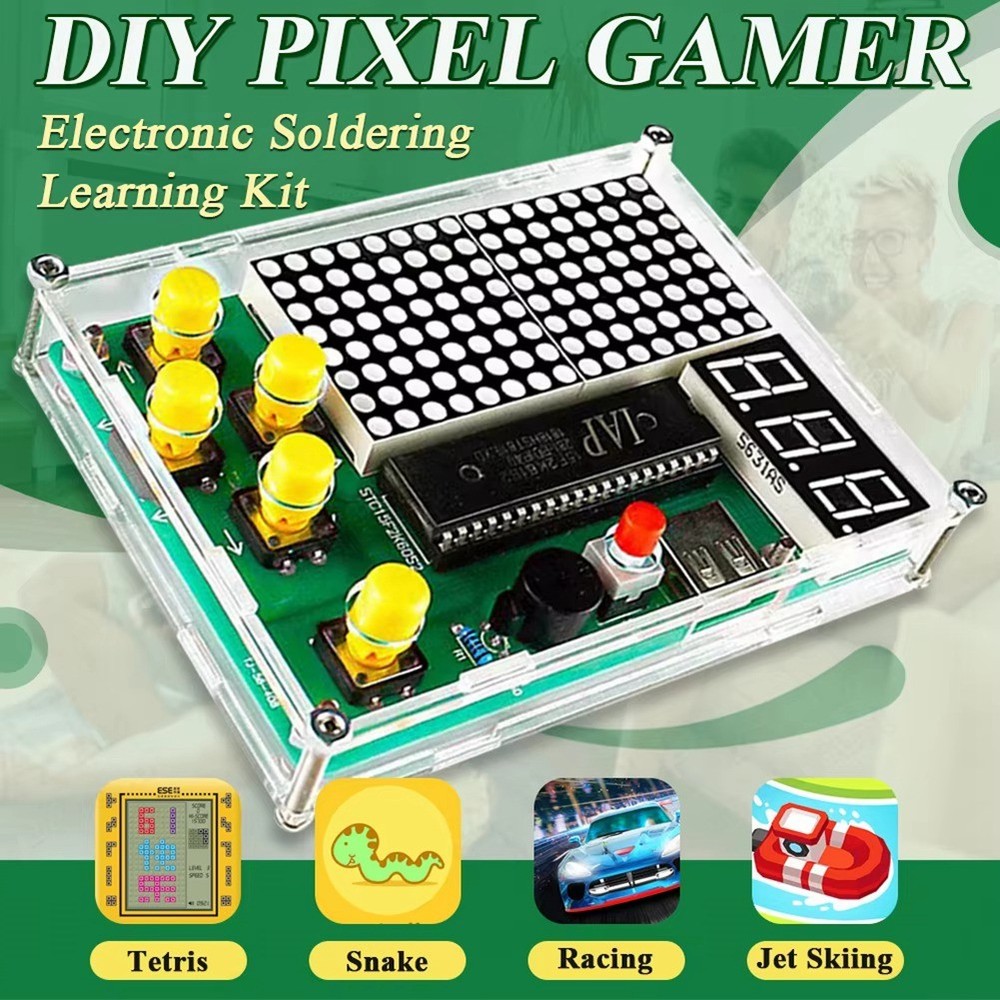 DIY Pixel Game Maker Kit Electronics DIY Soldering Project Practice Soldering Learning Monta1251