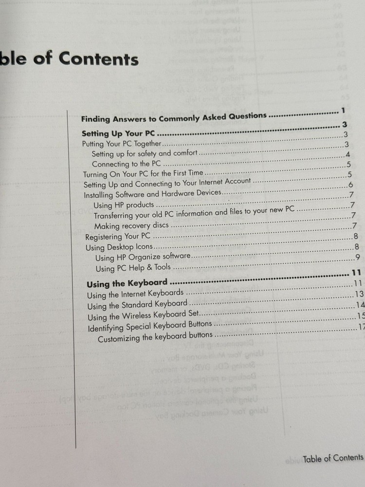 Hp Getting Started Guide HP Pavilion Home PC 2004 Paperback