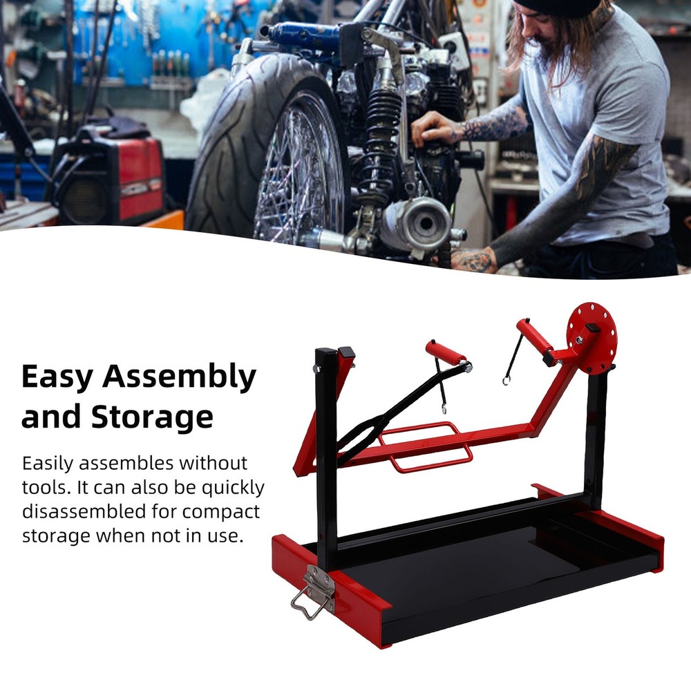Adjustable Rotatable Motorcycle Engine Stand For Engine Repairs On Motorcycles↑