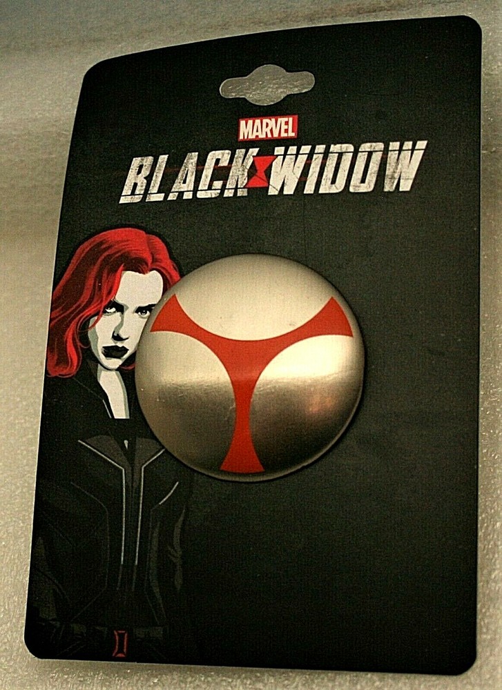 Marvel Comics Black Window Round Logo Lapel Pin New MOC