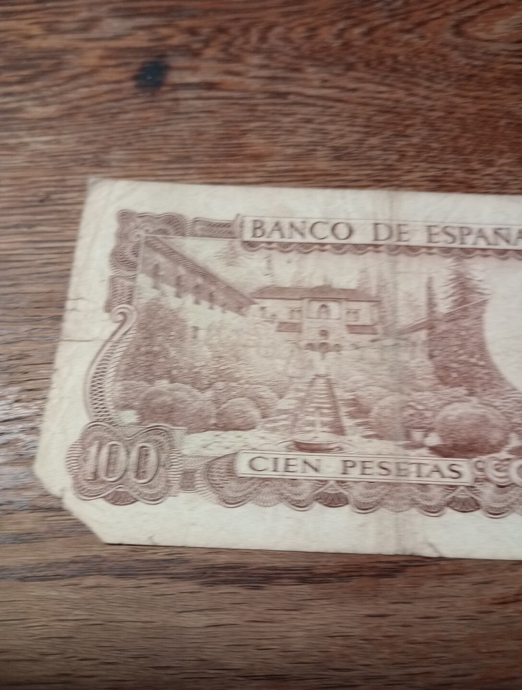 1970 SPAIN 100 PESETAS BANKNOTE UNC