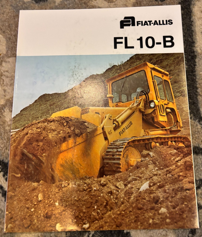 Fiat Allis FL 10-B Crawler Loader Brochure AMIL25