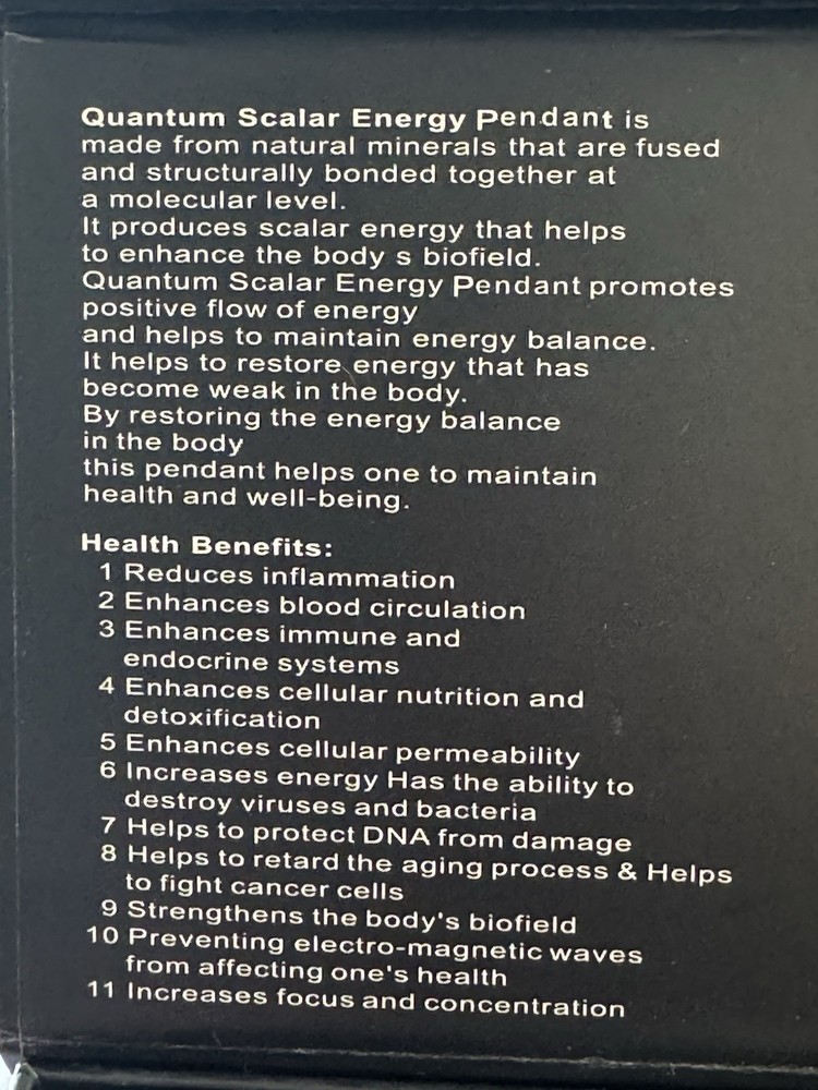 EMF Defense Pet Tag Silver