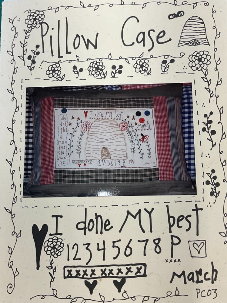 I HAVE DONE MY BEST HAND EMBROIDERY PATTERN LEAFLET- 2 CHOICES