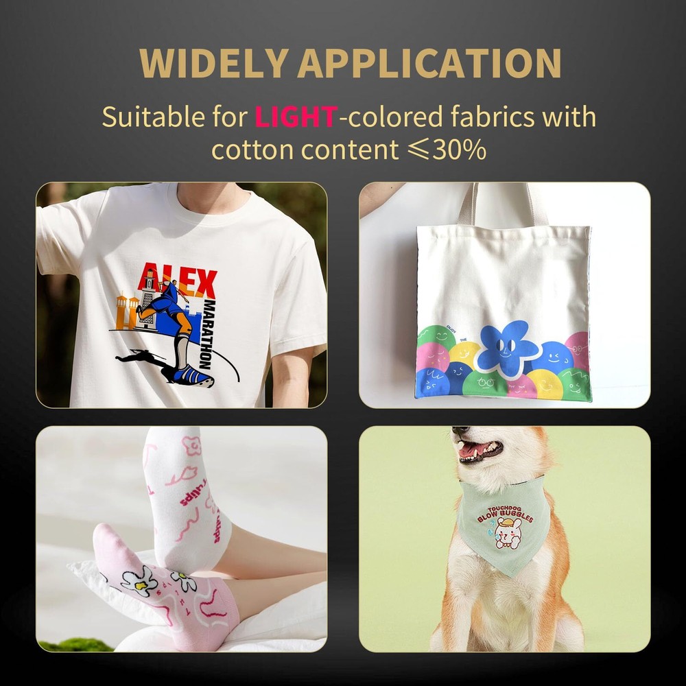 A-SUB Sublimation Paper 8.5x11 Inch 110 Sheets ONLY with Sublimation Printer ...