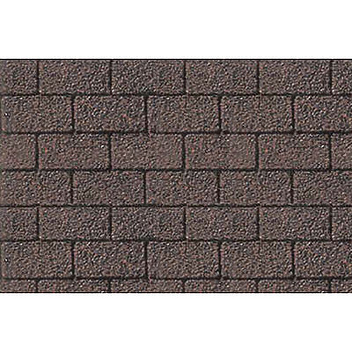 JTT 2 Patterned White Plastic Sheets Asphalt Shingles - HO Scale - Model