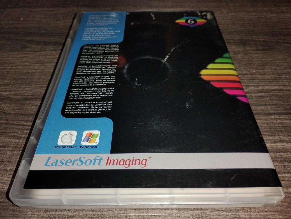 LaserSoft SilverFast Ai 6 Professional Scan Software PC/Mac CD-ROM 2005 Win. XP