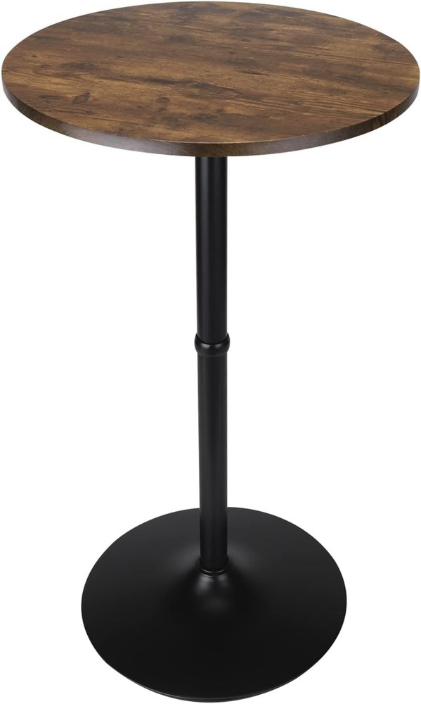 Leopard MDF Round Top Not Adjustable 41 INCHES Height Bar Table Pub Table W/