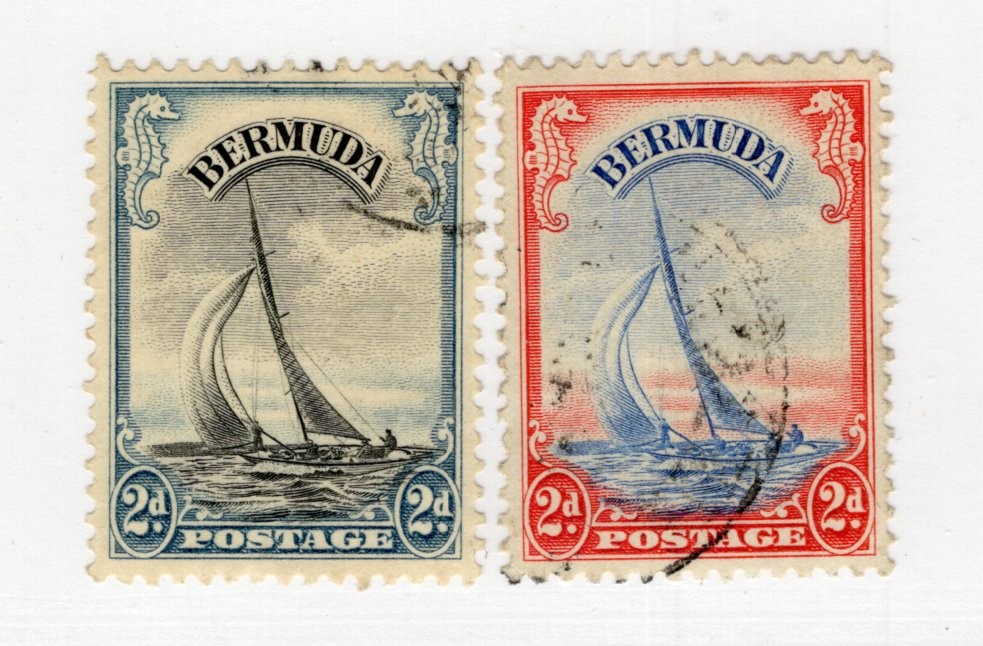 Bermuda - SG# 112 & 112a Used        -         Lot 0226247