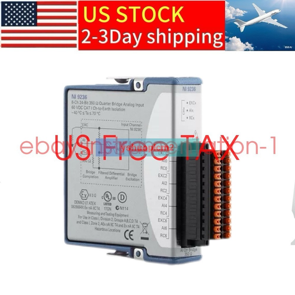 National Instruments NI 9236 cDAQ Strain / Bridge Analog Input Module new in box