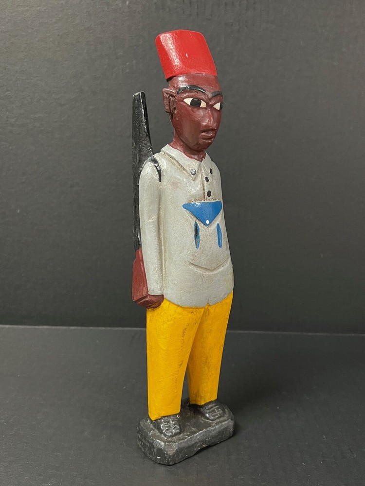 AFRICAN ART COLONIAL STATUE