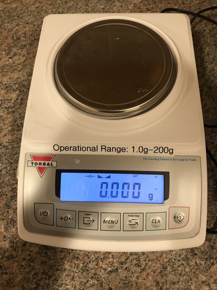 TORBAL ATA220 PRECISION DIGITAL COMPACT BENCH SCALE 220G
