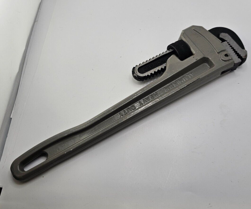 DURATECH 14" Heavy Duty Aluminum Offset Pipe Wrench