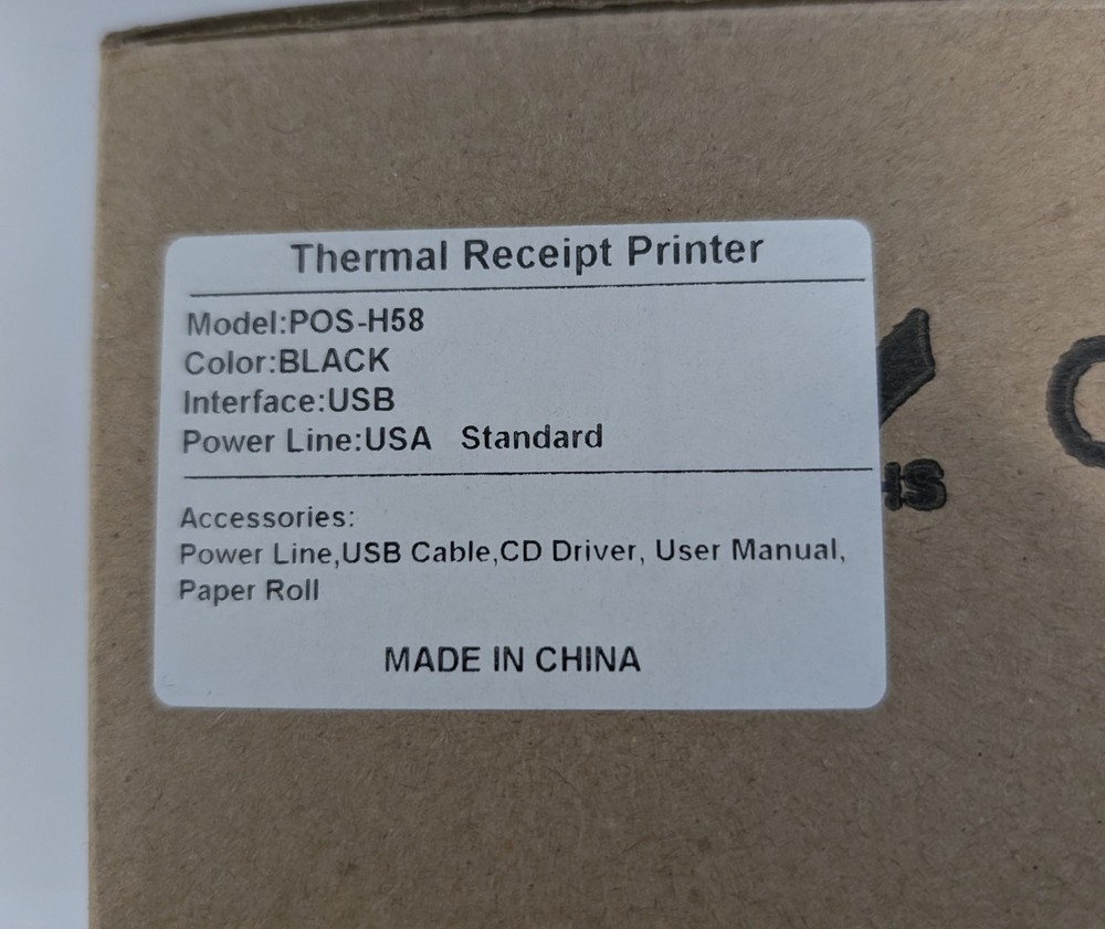 Thermal Receipt Printer 58mm