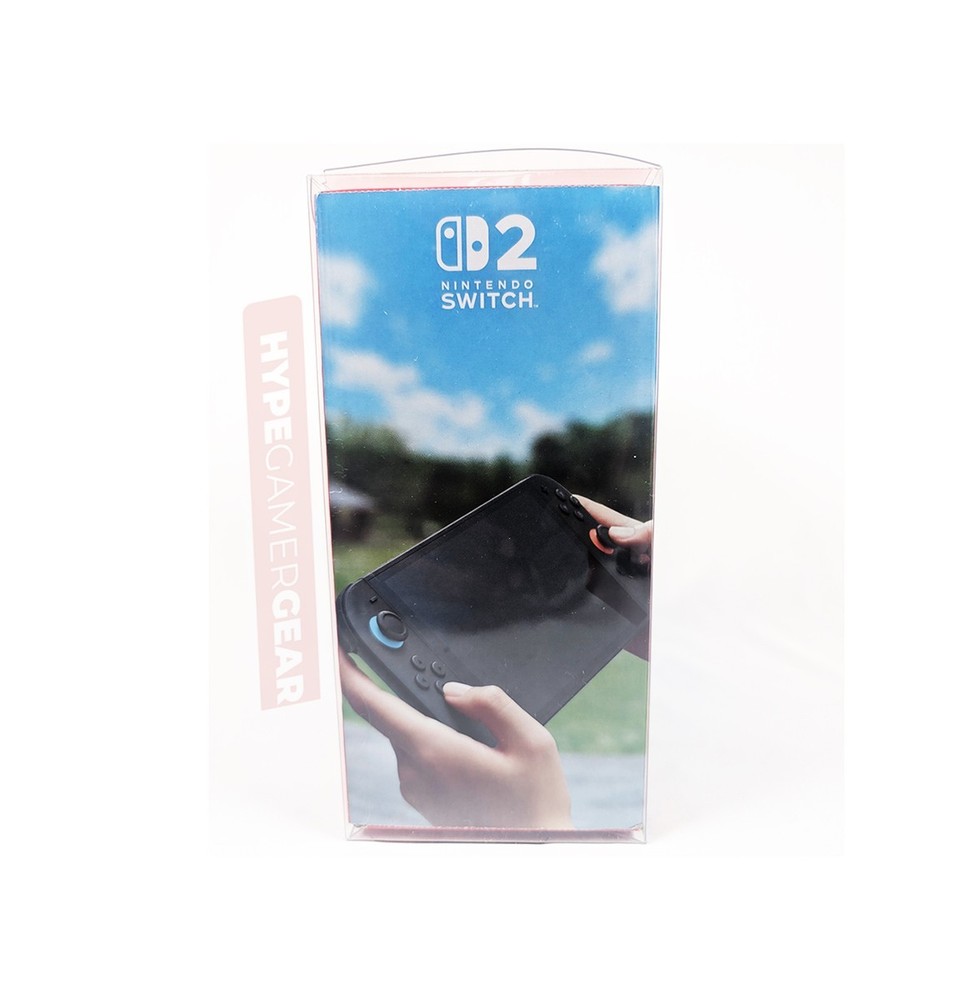 Nintendo Switch 2 Box Protector & Display Case | PET Plastic | Acid-Free |