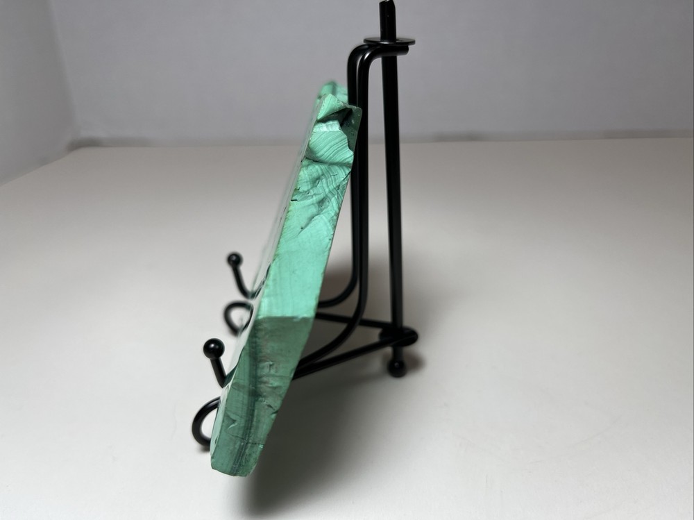 Malachite Slab With Stand
