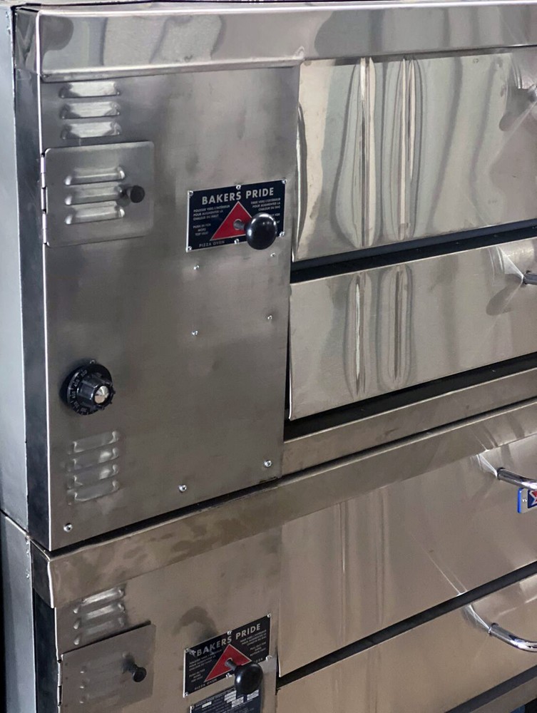Used Bakers Pride Y600 Pizza Oven Double stack