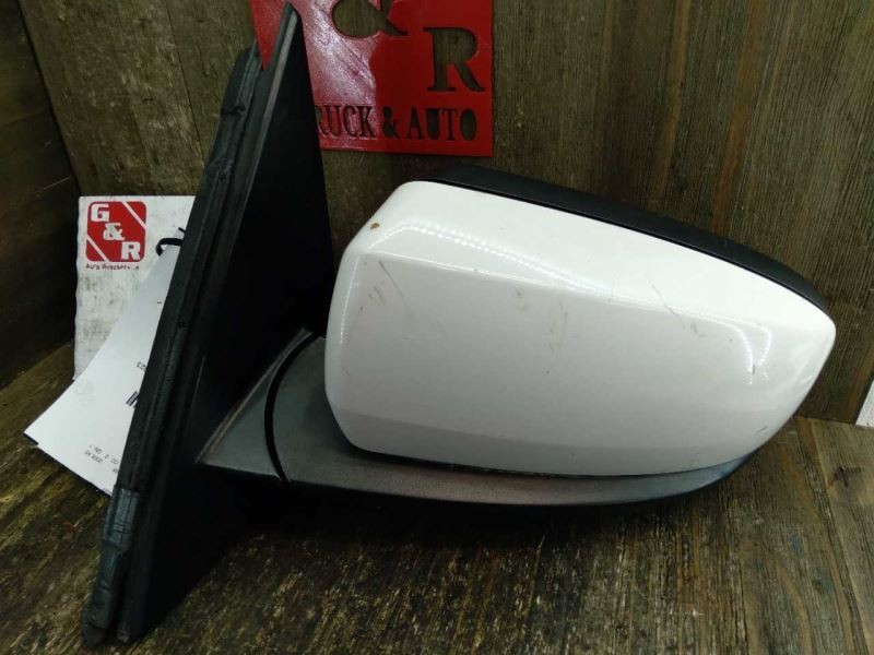 2007-2010 BMW X5 DRIVER LEFT POWER SIDE VIEW MIRROR WHITE