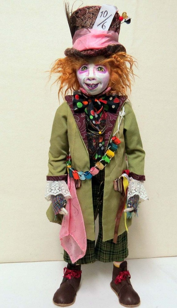 Cloth Art Doll CD Pattern "Hatter" By Sharon Mitchell