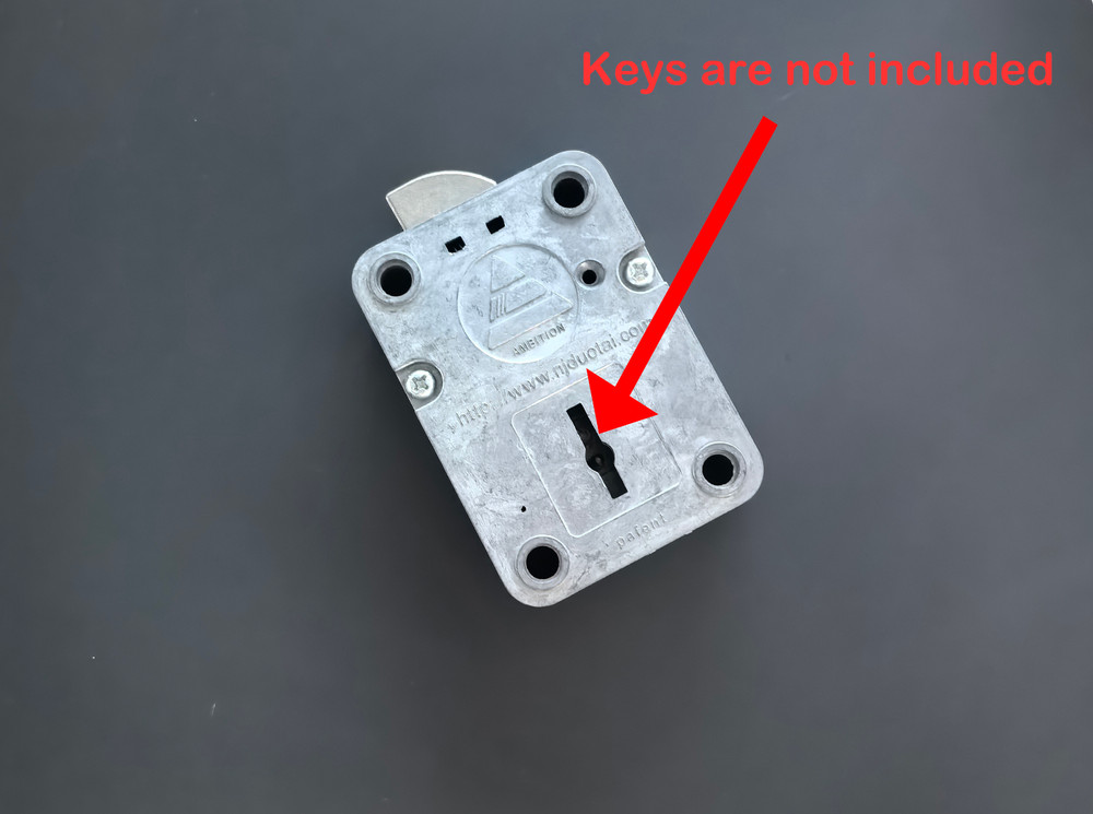 Stack-On Elite Lock Gun Safe Lock Replacement LED Keypad Chrome & Swing Bolt .