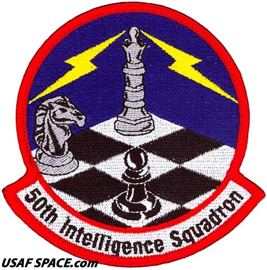 USAF 50TH INTELLIGENCE SQUADRON - Ramstein AB, Germany - ORIGINAL VEL PATCH