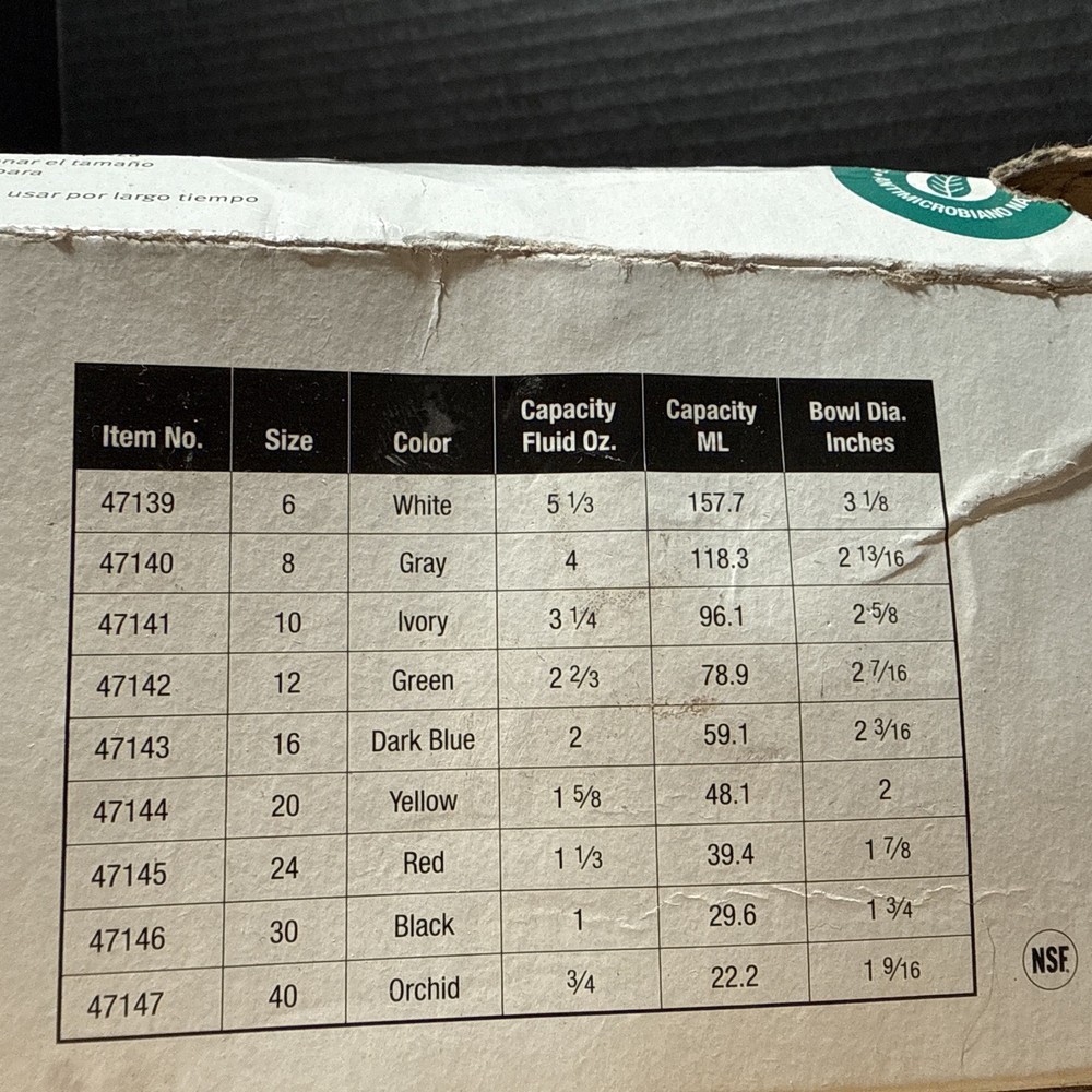 Portion Control Disher White Spring Loaded 5 1/3 oz Portion Control Plate