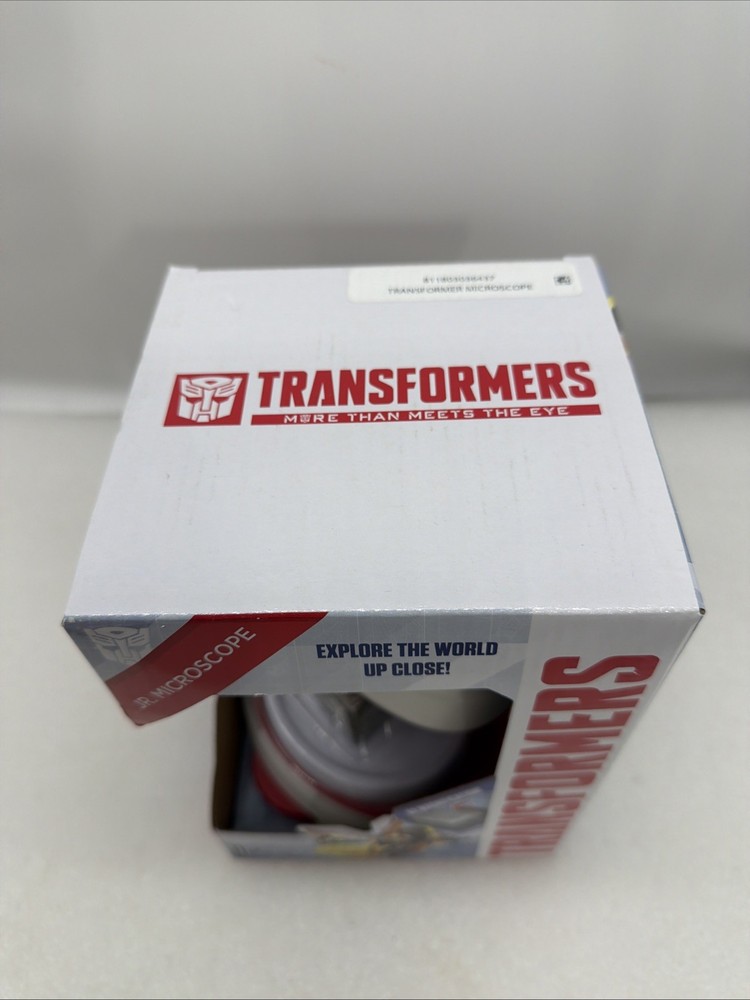 Transformers Jr. Lighted Microscope 8X Magnification New Sealed!