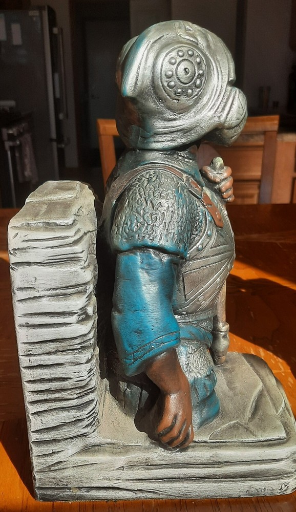 1970 Spanish Conquistador Bookends Pair