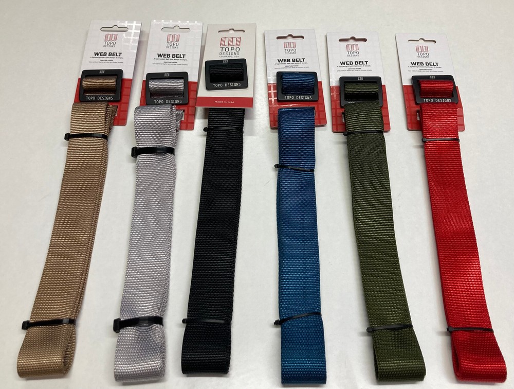 Topo Designs web belt NEW WITH TAG