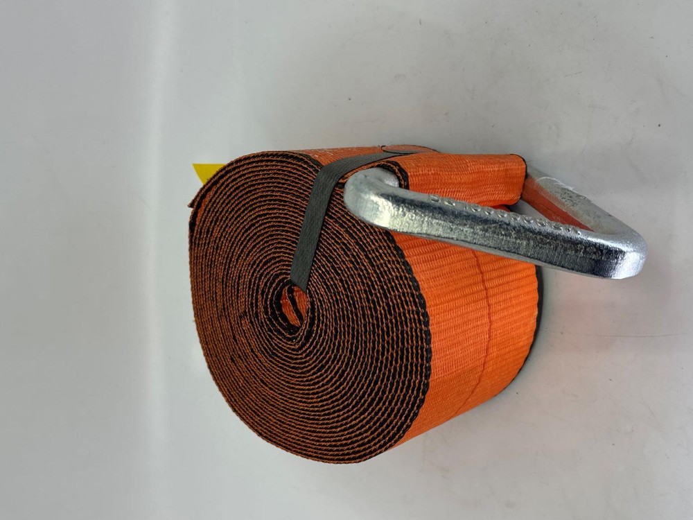 4"X30' Heavy Duty Winch Strap with D Ring 2 Pack