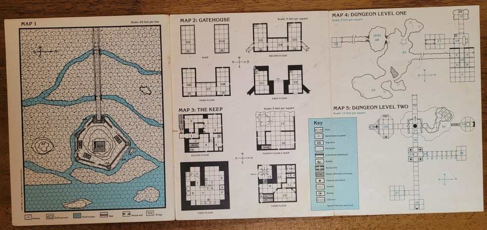AD&D Adventure Module I7 Baltron's Beacon TSR 9152