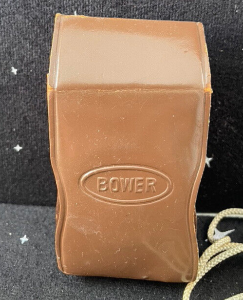 Vintage Bower Model 31 Camera Light Meter w/ original Case Untested