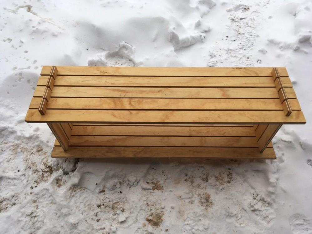 bench / Coffee Table With The Shelve