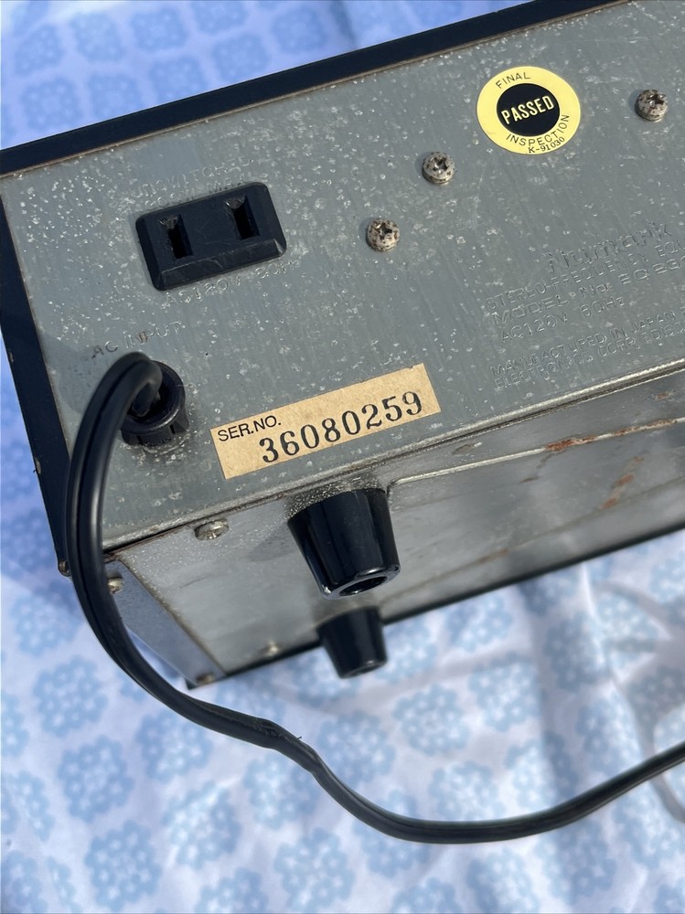 Numark EQ2310 10-Band Stereo Frequency Equalizer (FULLY TESTED),