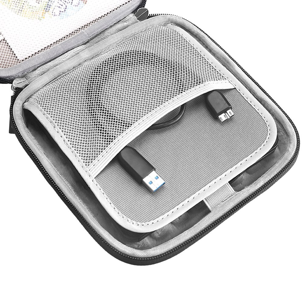 Lacdo USB CD DVD Writer Blu-Ray & External Hard Drive Protective Storage Case...