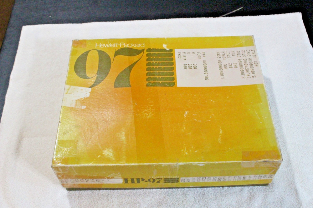 Hewlett Packard HP 97 Programmable Calculator Complete Set with Original HP Box