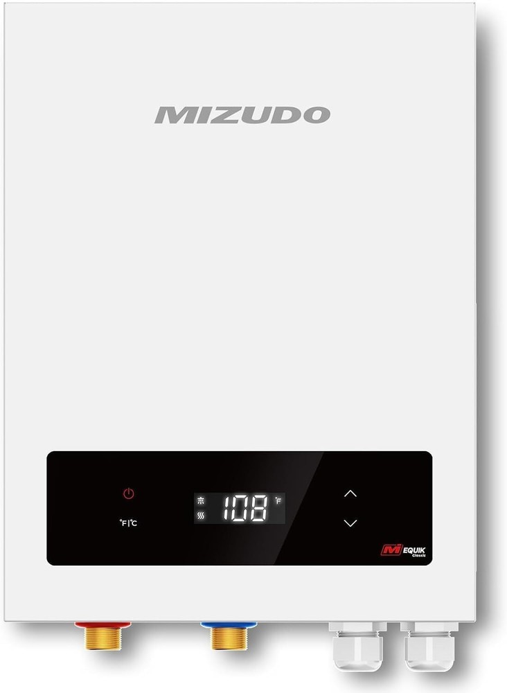 MIZUDO 18kW Tankless Water Heater Electric 240V Up to 4.2 GPM Remote Control