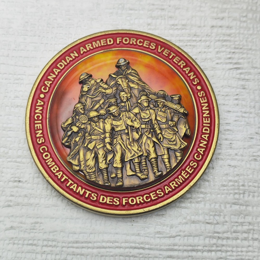 Canadian Armed Forces Veterans Challenge Coin