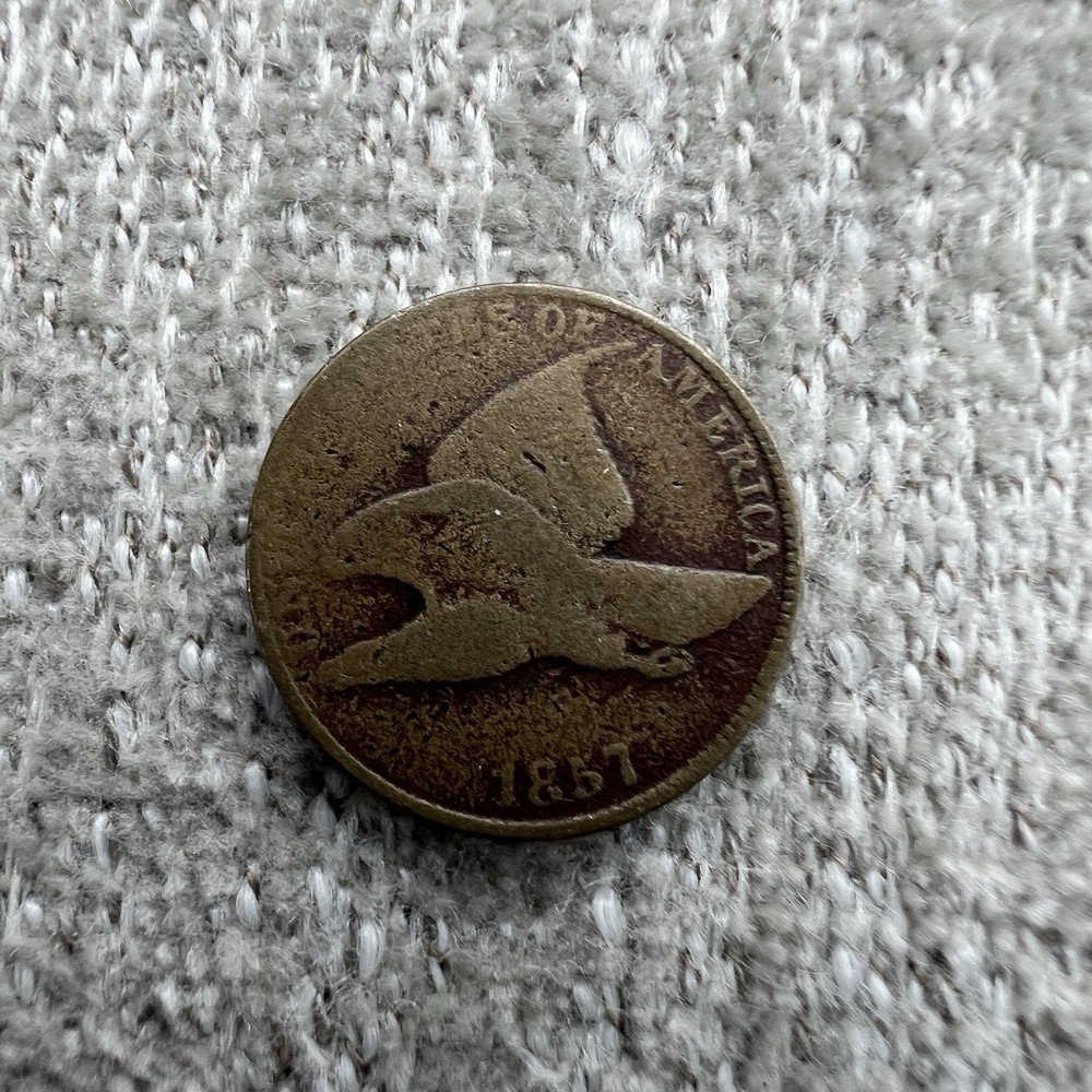 1857 Flying Eagle Cent Penny