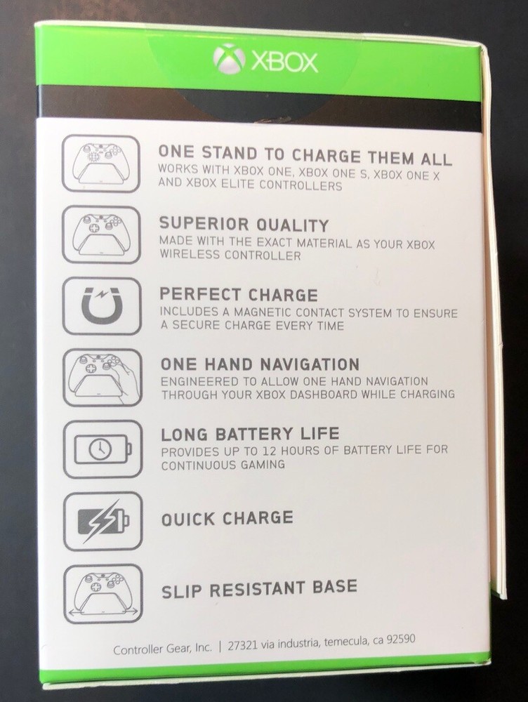 Controller Gear XBOX ONE Pro Charging Stand [ Robot WHITE / NO Controller ] NEW