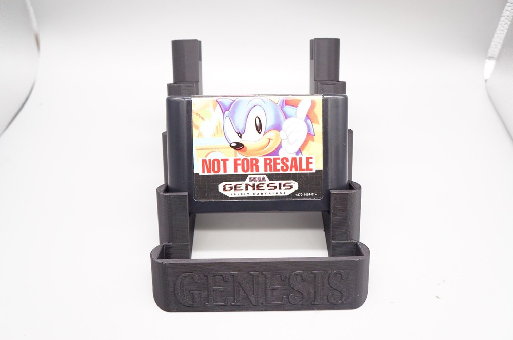 Custom Stack Display Holder for SEGA Genesis Cartridges *Holds 5*