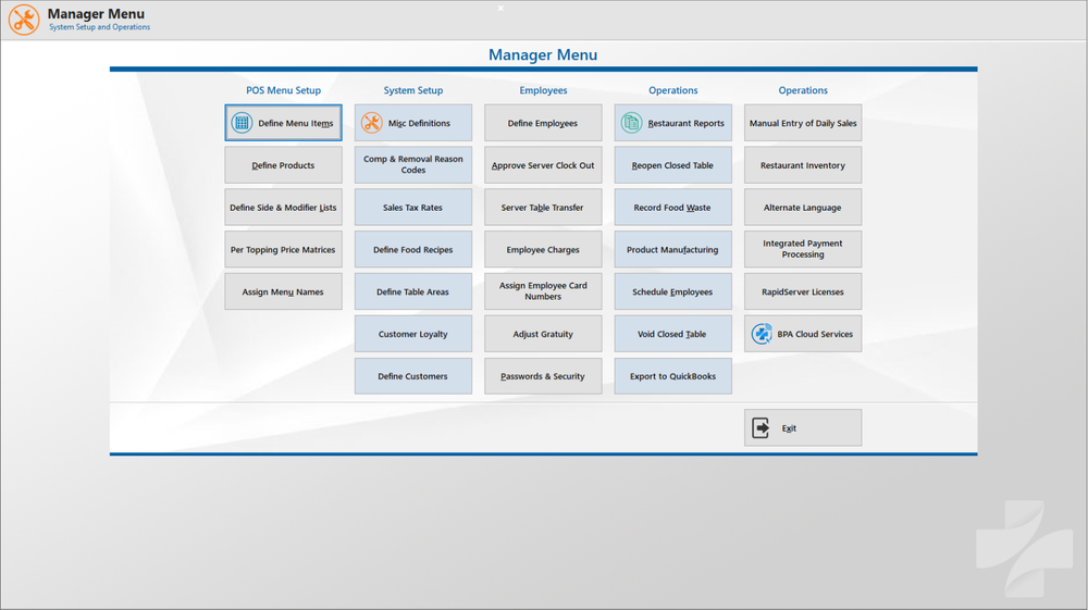 BPA All-In-One Restaurant POS System