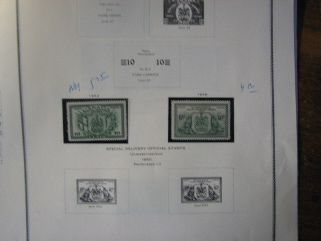 Classic Canadian Stamp Collection on Scott Pages.