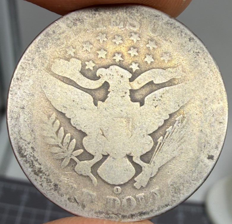 1896-O Barber Half Dollar - AG Condition