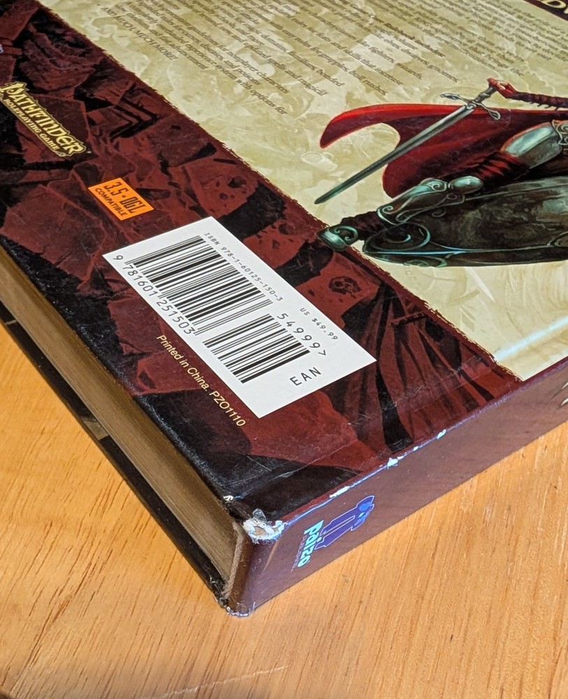 Pathfinder Role Playing Game Core Rulebook, Monster Codex & Game Mastery Guide