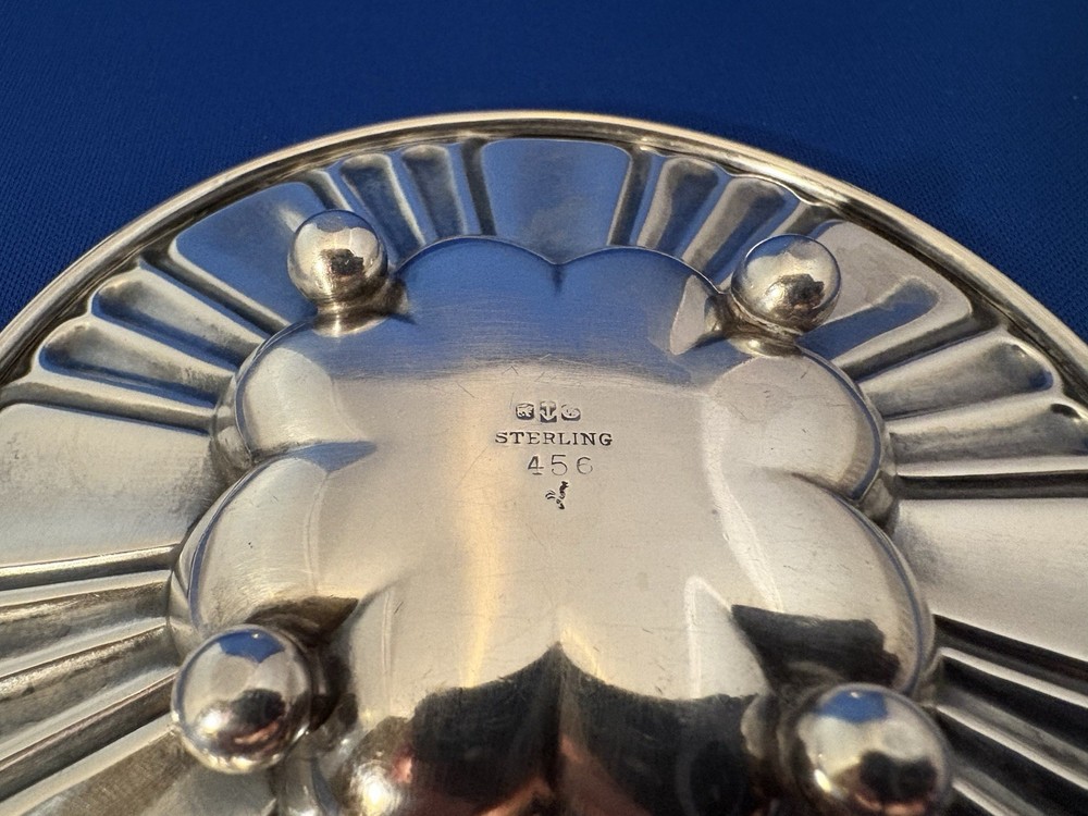Antique Sterling Silver Pin Dish