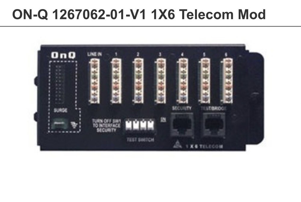 ⚡️Legrand 1267062-01-V1 6-Location Basic Phone Telcom Module 1-6
