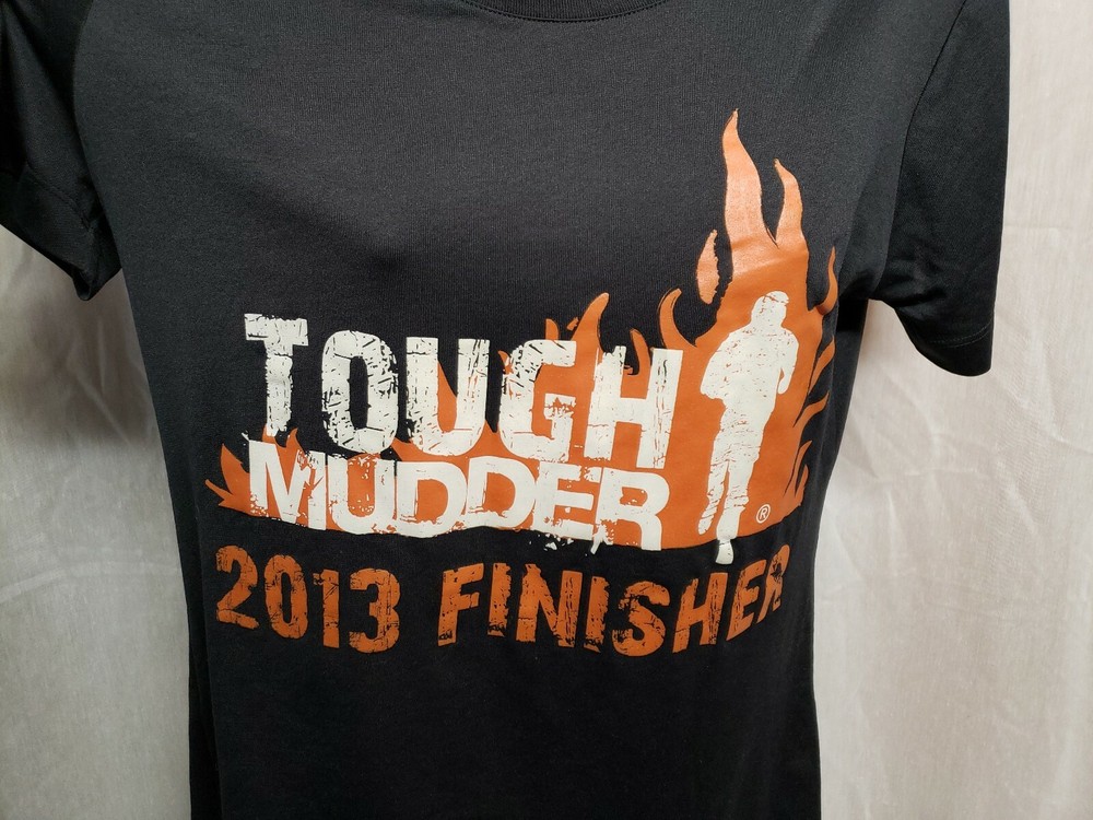 2013 Tough Mudder Finisher Womens Medium Black Jersey