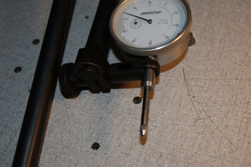 Flexbar .001" Dial Indicator Kit with Adjustable Arm Stand and Clamp Base